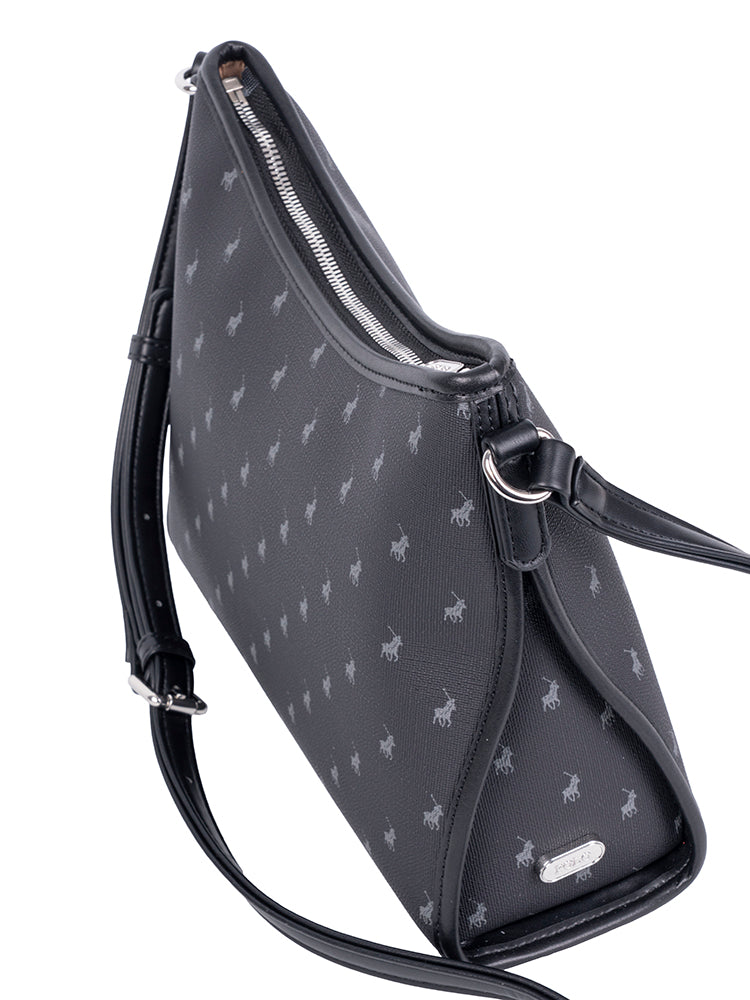 Polo Iconic Tulip Sling Bag In Black