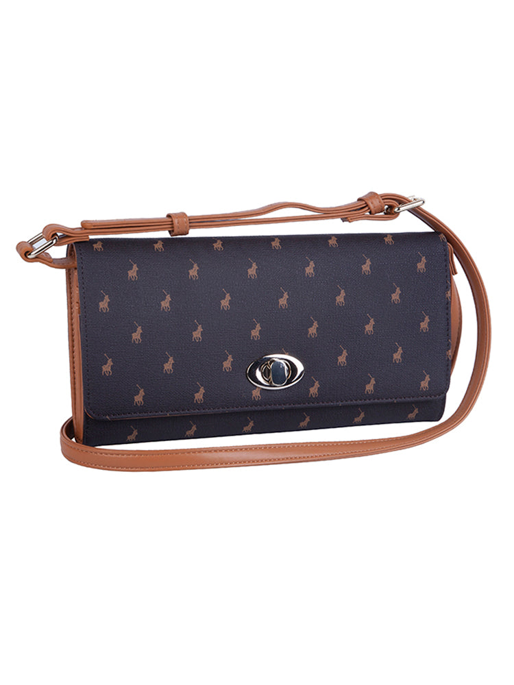 Polo New Iconic Travel Purse  Brown