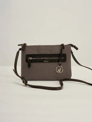 Polo Safari Double Zip Crossbody  Olive