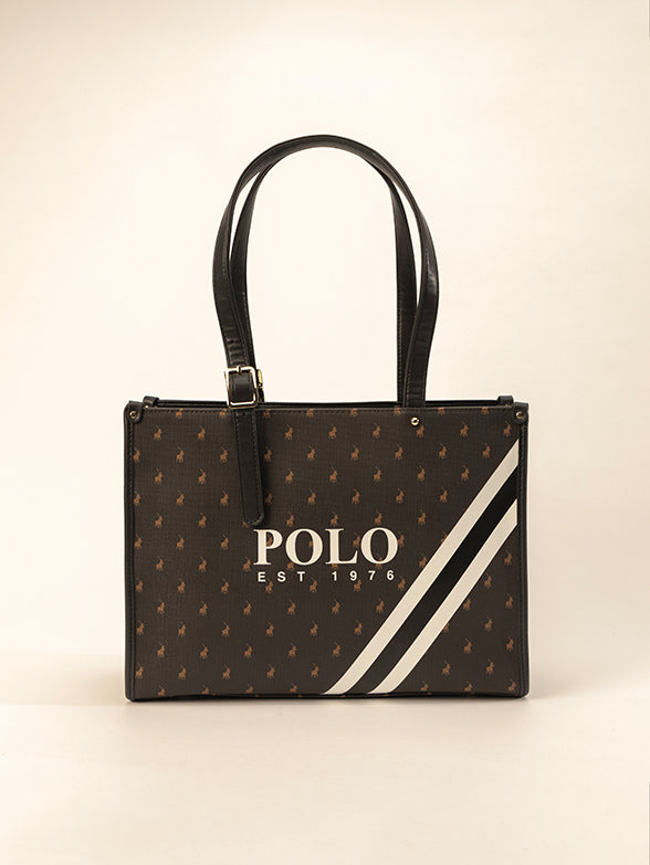 Polo Wembley Tote Bag In Brown