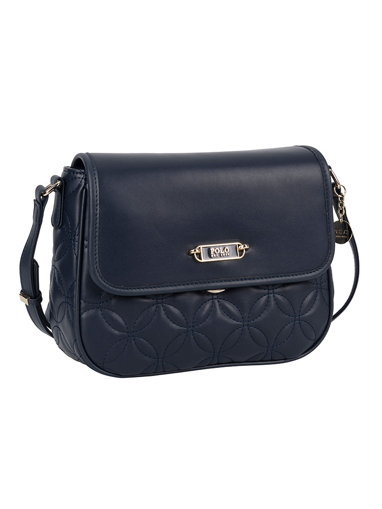 Polo Samarra Navy Flapover Bag