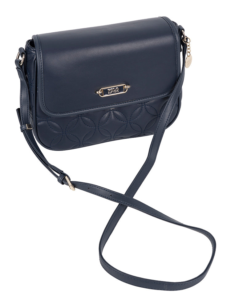Polo Samarra Navy Flapover Bag