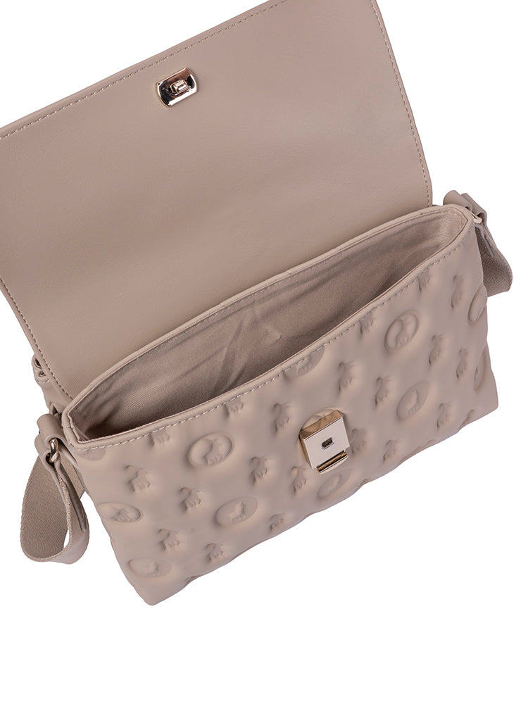 Polo Womens Halo Flapover Multi Sling Bag In Cashmere