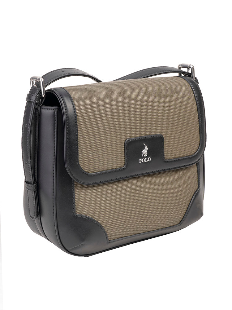 Polo Clifton Flapover/Satchel  Olive