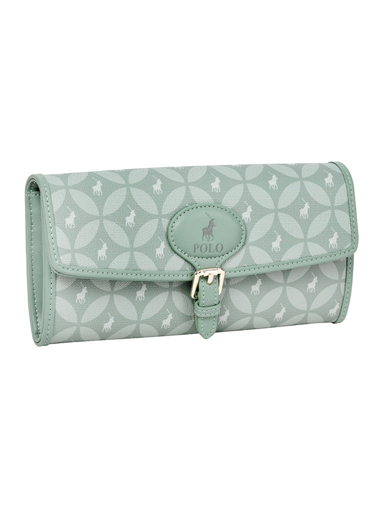 Polo Womens Porter Clutch Purse In Macha