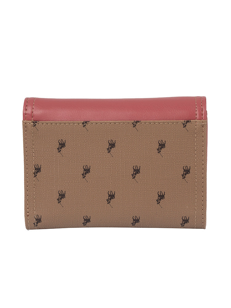 Polo Malibu Smalls Compact Trifold Purse  Rose