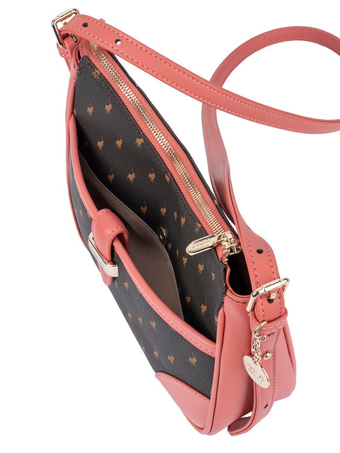 Polo Sling Bag In Brown