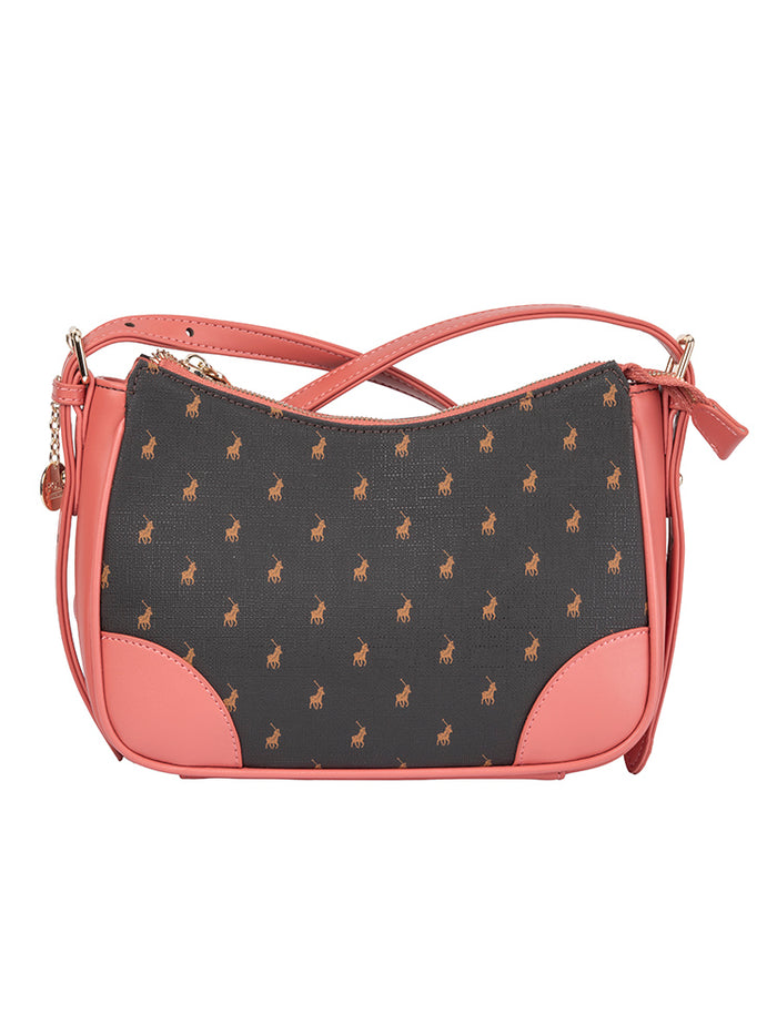 Polo Sling Bag In Brown