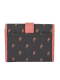 Polo Kelsey Small Medium Trifold Purse In Brown
