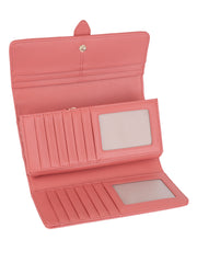 Polo Kelsey Small Trifold Purse In Brown