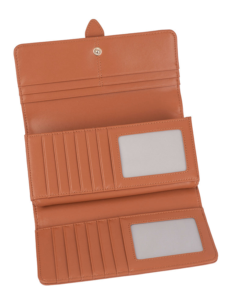 Polo Kelsey Small Trifold Purse In Cream