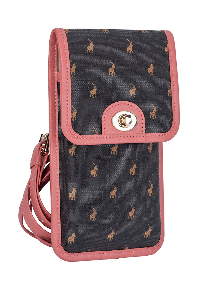 Polo Kelsey Smalls Phone Pouch Sling New Brown