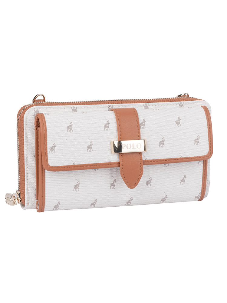 Polo Kelsey Small Phone Sling Purse In Grey