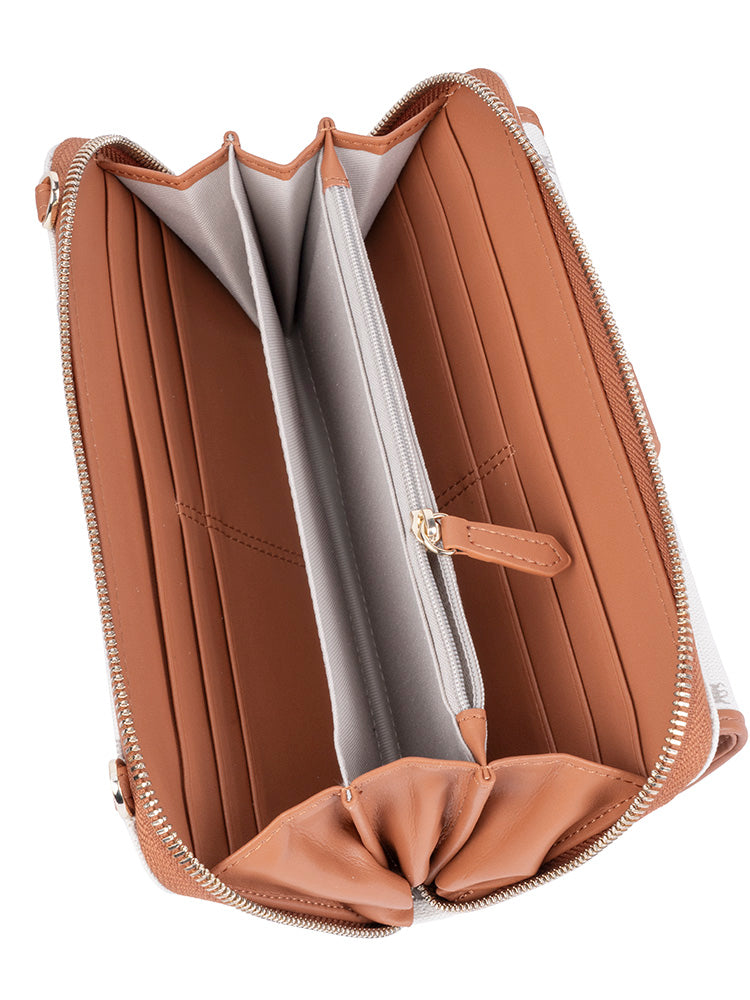 Polo Kelsey Small Phone Sling Purse In Grey