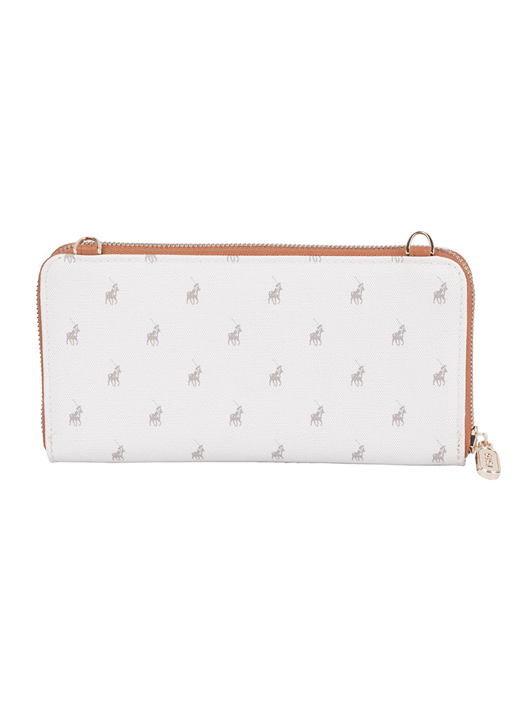 Polo Kelsey Small Phone Sling Purse In Grey