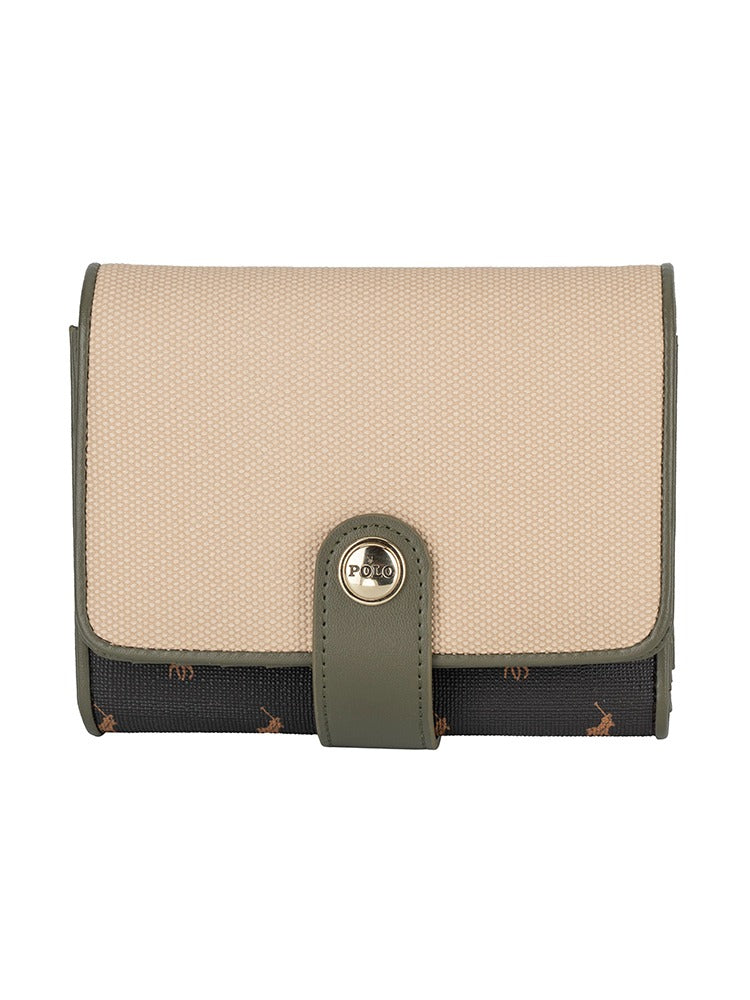 Polo Palma Smalls Medium Trifold Purse Olive