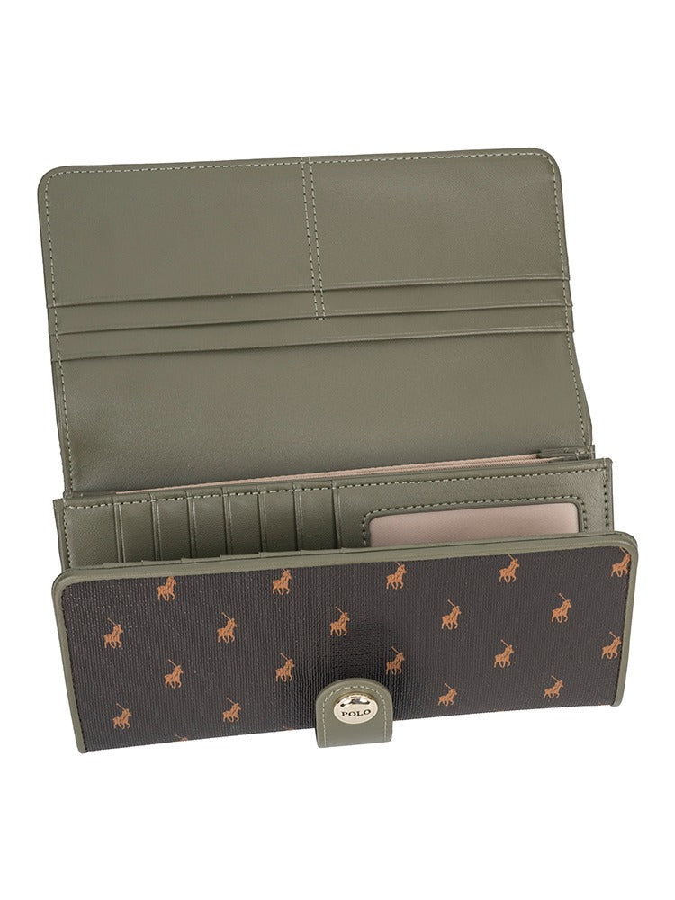 Polo Palma Smalls Trifold Purse Olive