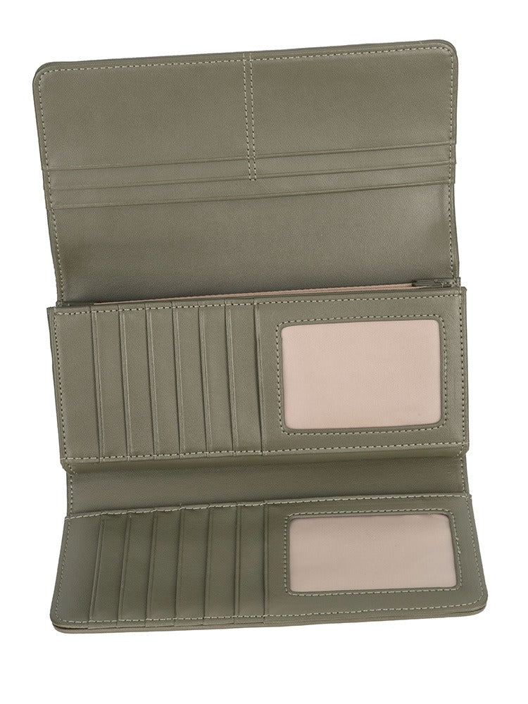 Polo Palma Smalls Trifold Purse Olive