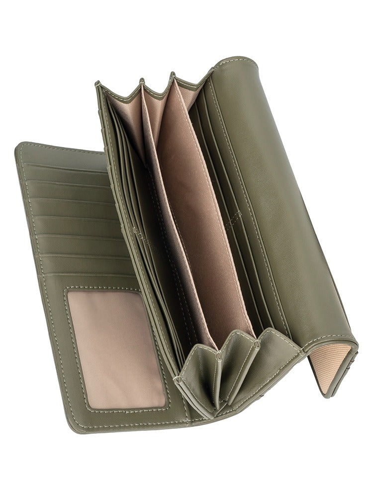Polo Palma Smalls Trifold Purse Olive