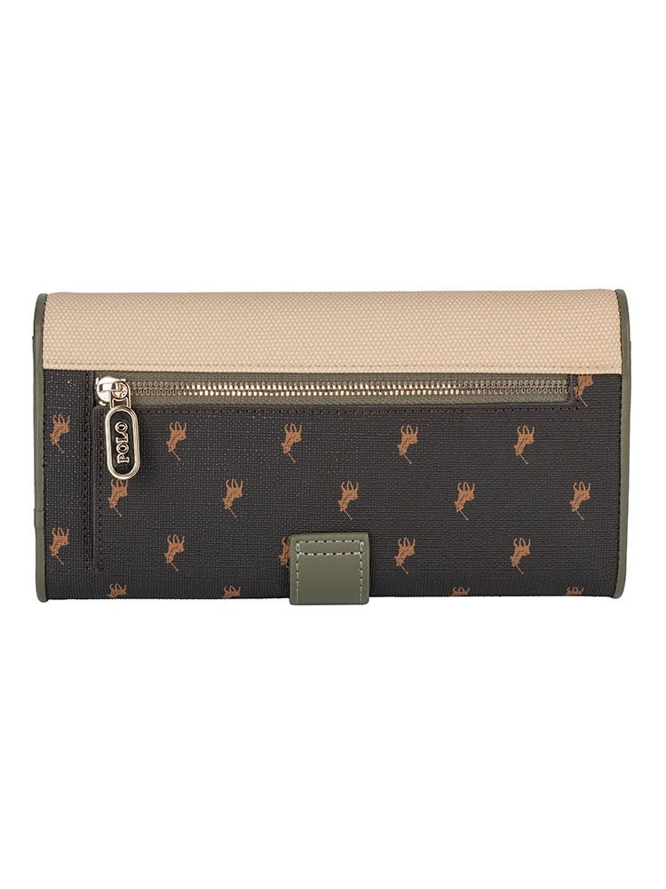 Polo Palma Smalls Trifold Purse Olive