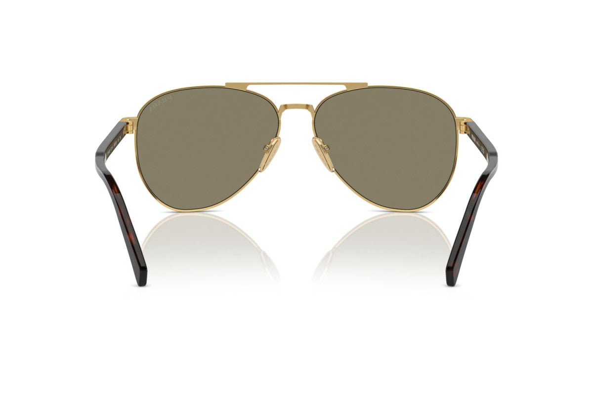 Prada Unisex Sunglasses In Havana & Gold