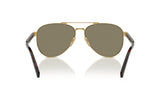 Prada Unisex Sunglasses In Havana & Gold