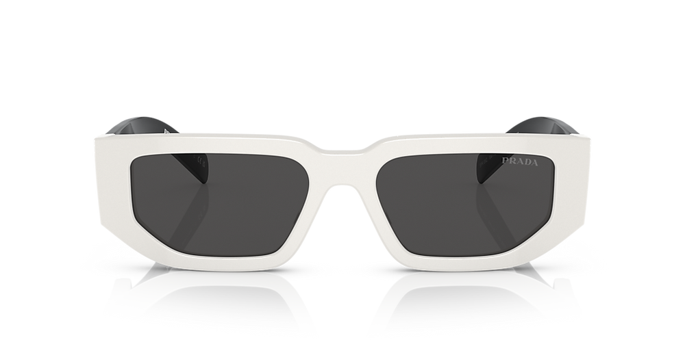 Prada Pr Womens Sunglasses In White and Black