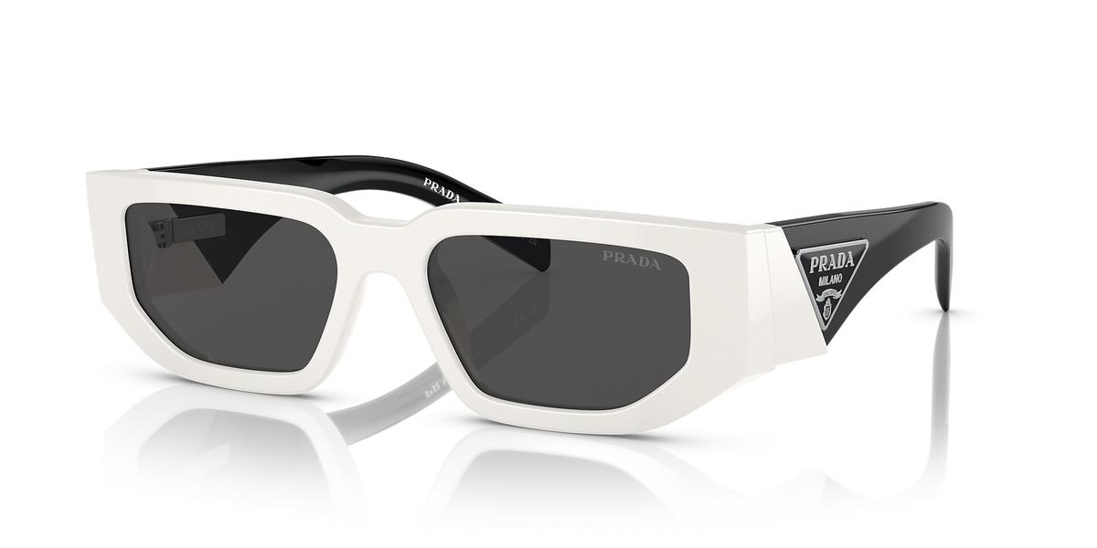 Prada Pr Womens Sunglasses In White and Black