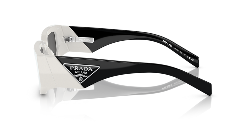 Prada Pr Womens Sunglasses In White and Black