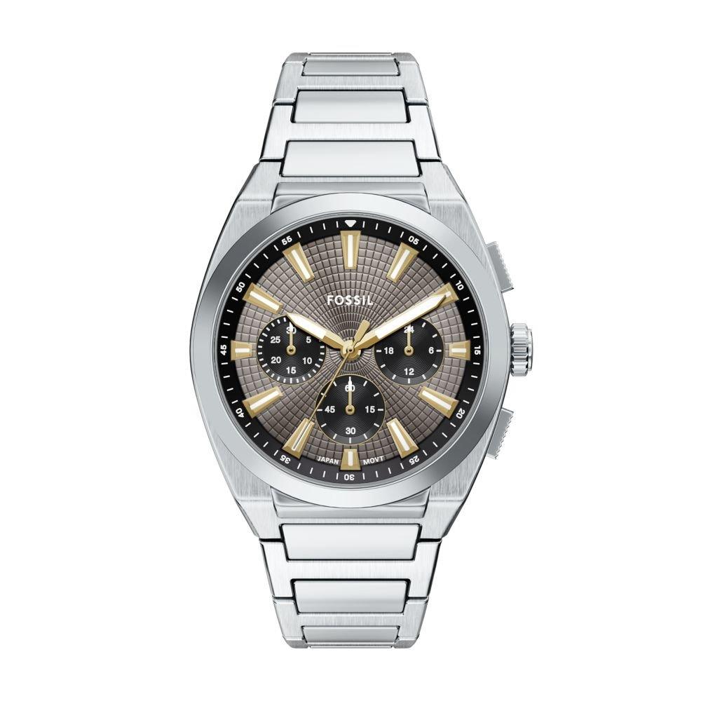 Fossil Mens Sport Everett Watch In Silver