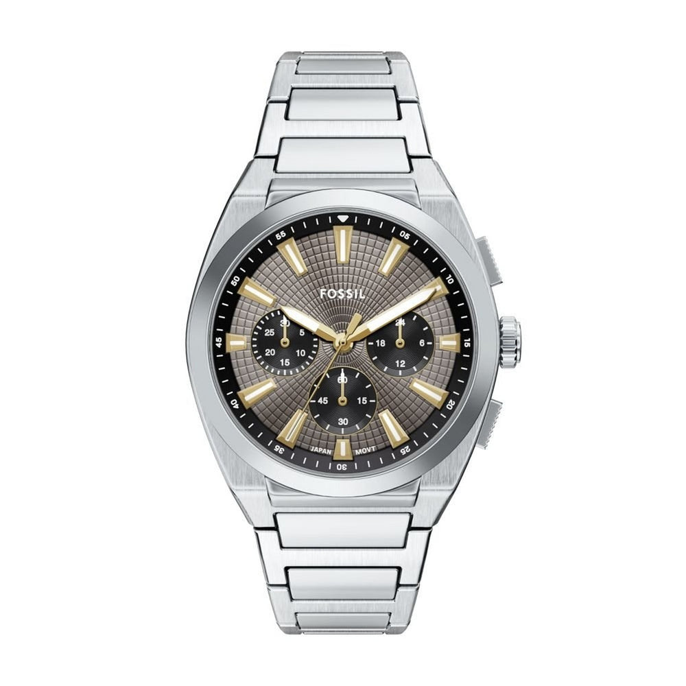 Fossil Mens Everett Watch In Silver