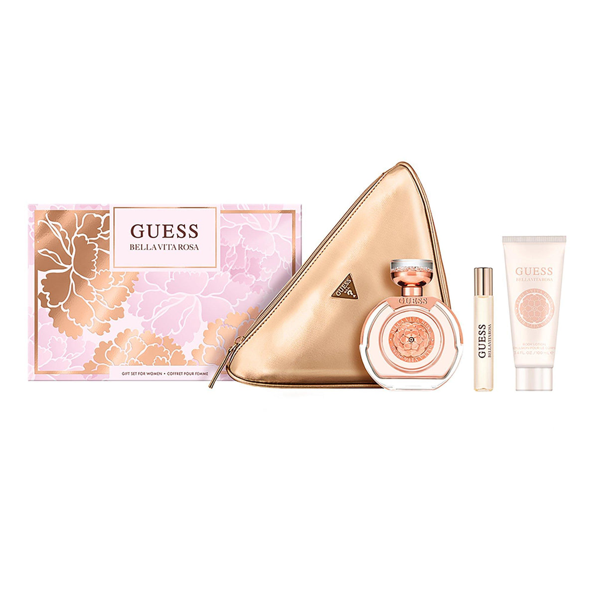 Guess Womens Bella Vita Rosa Perfume Eau de Toilette Gift Set