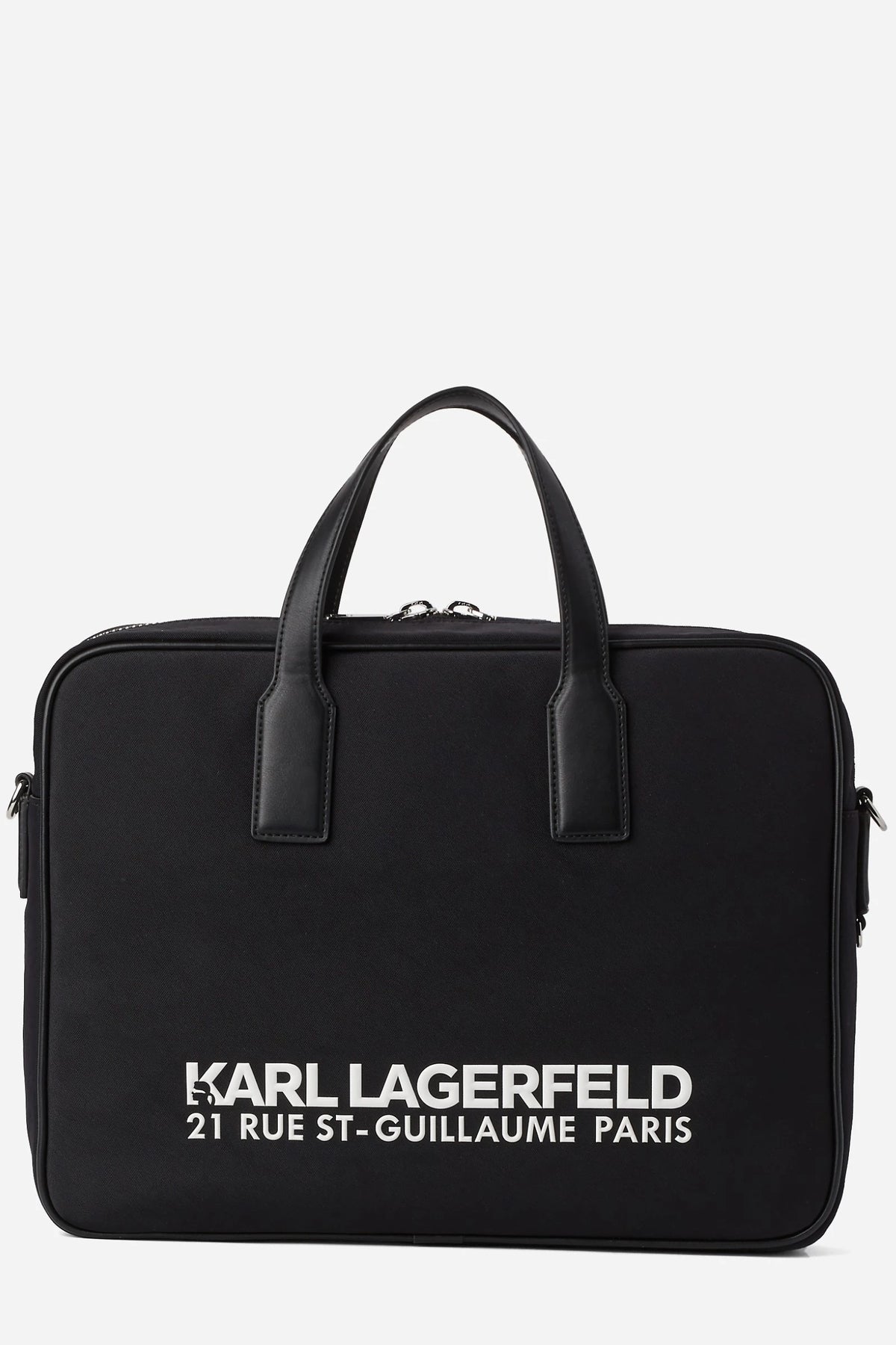 Karl Lagerfeld Briefcase Nylon In Black