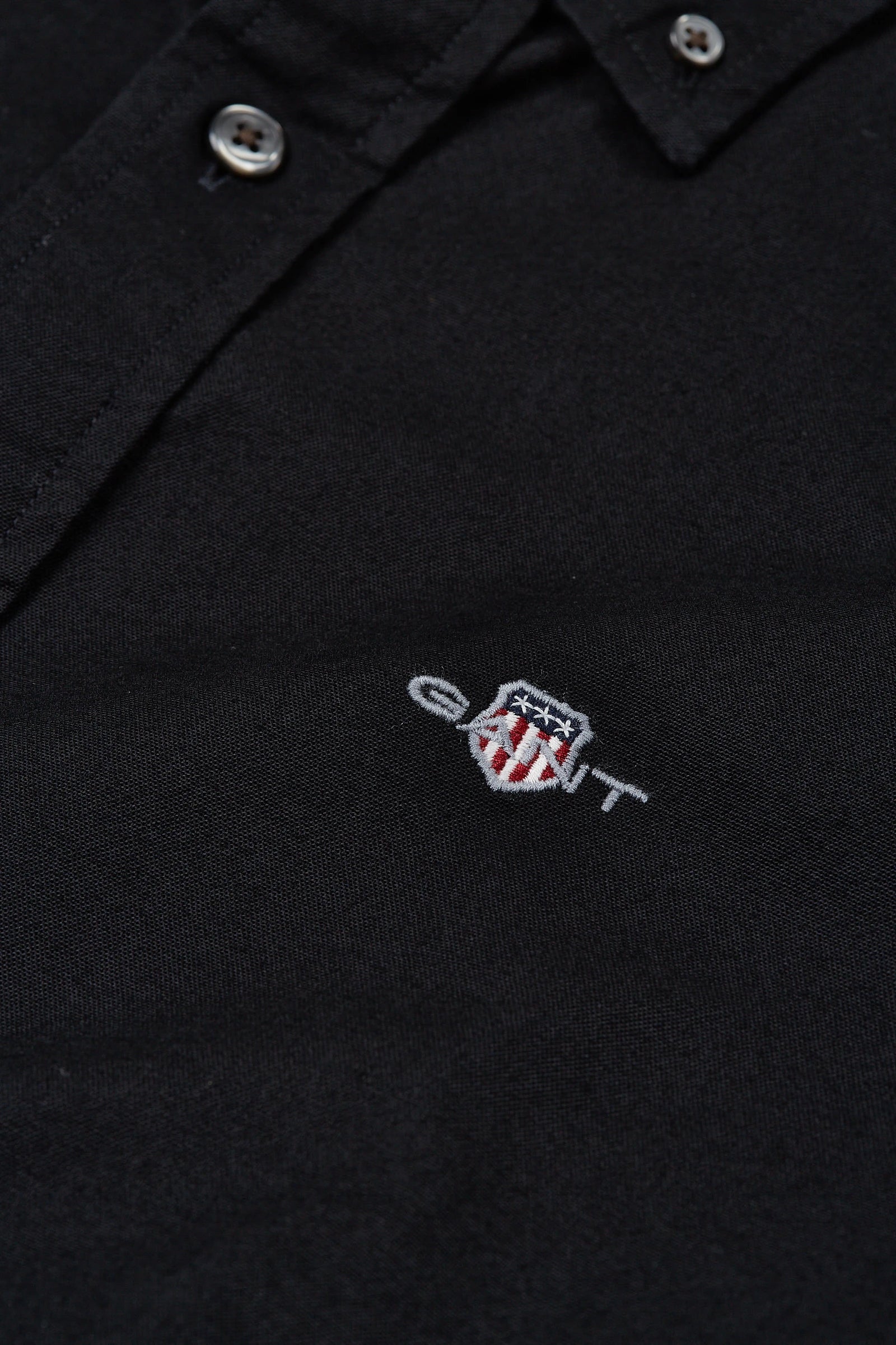 Gant Slim Oxford Stretch Shirt In Black