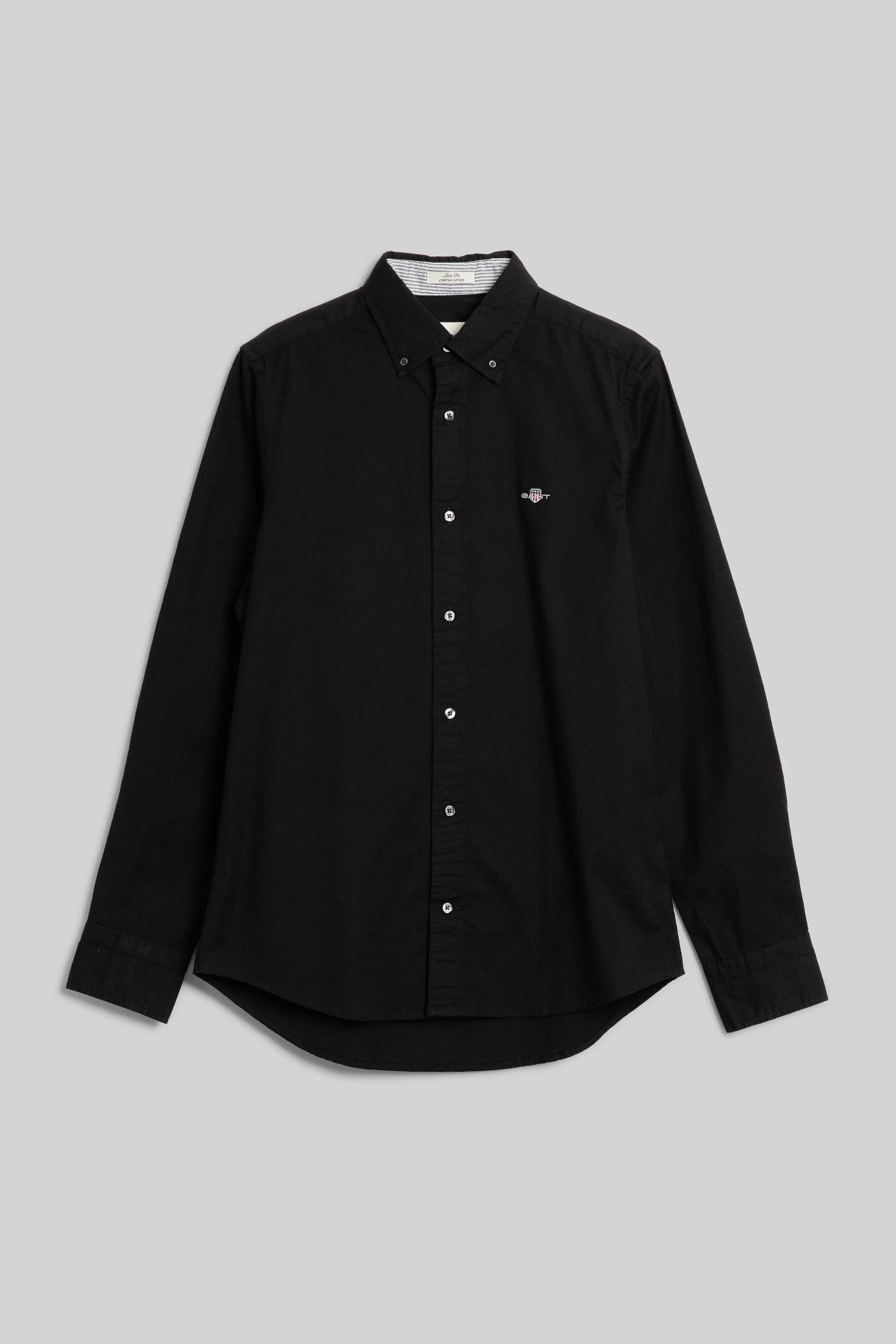 Gant Slim Oxford Stretch Shirt In Black