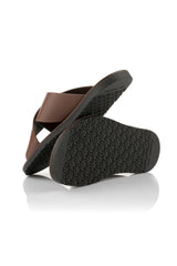 Karl Lagerfeld Kastor Iii Kross Strap Sandal Dark Brown