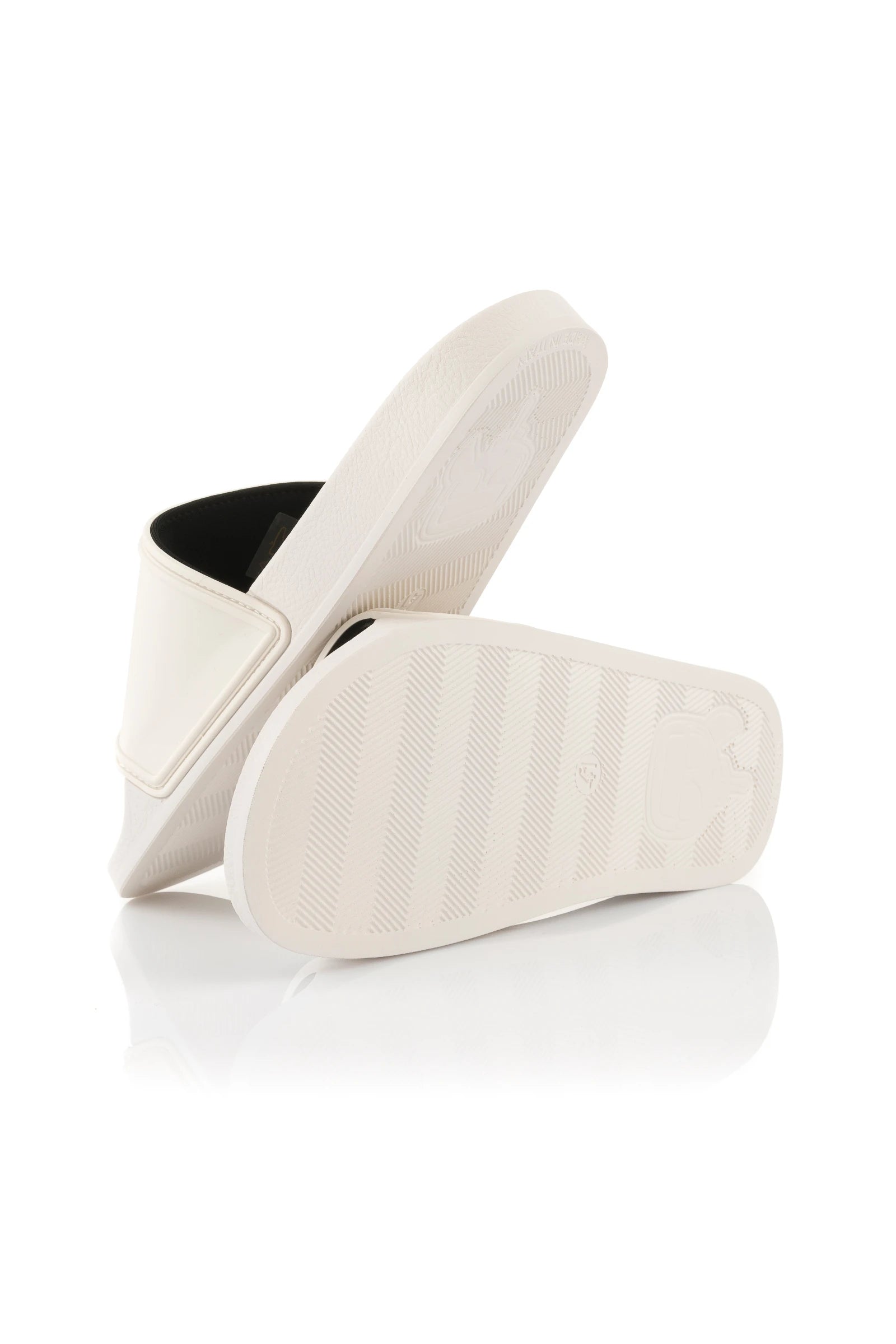 Karl Lagerfeld Mens Kondo Karl Nft Slide Off White