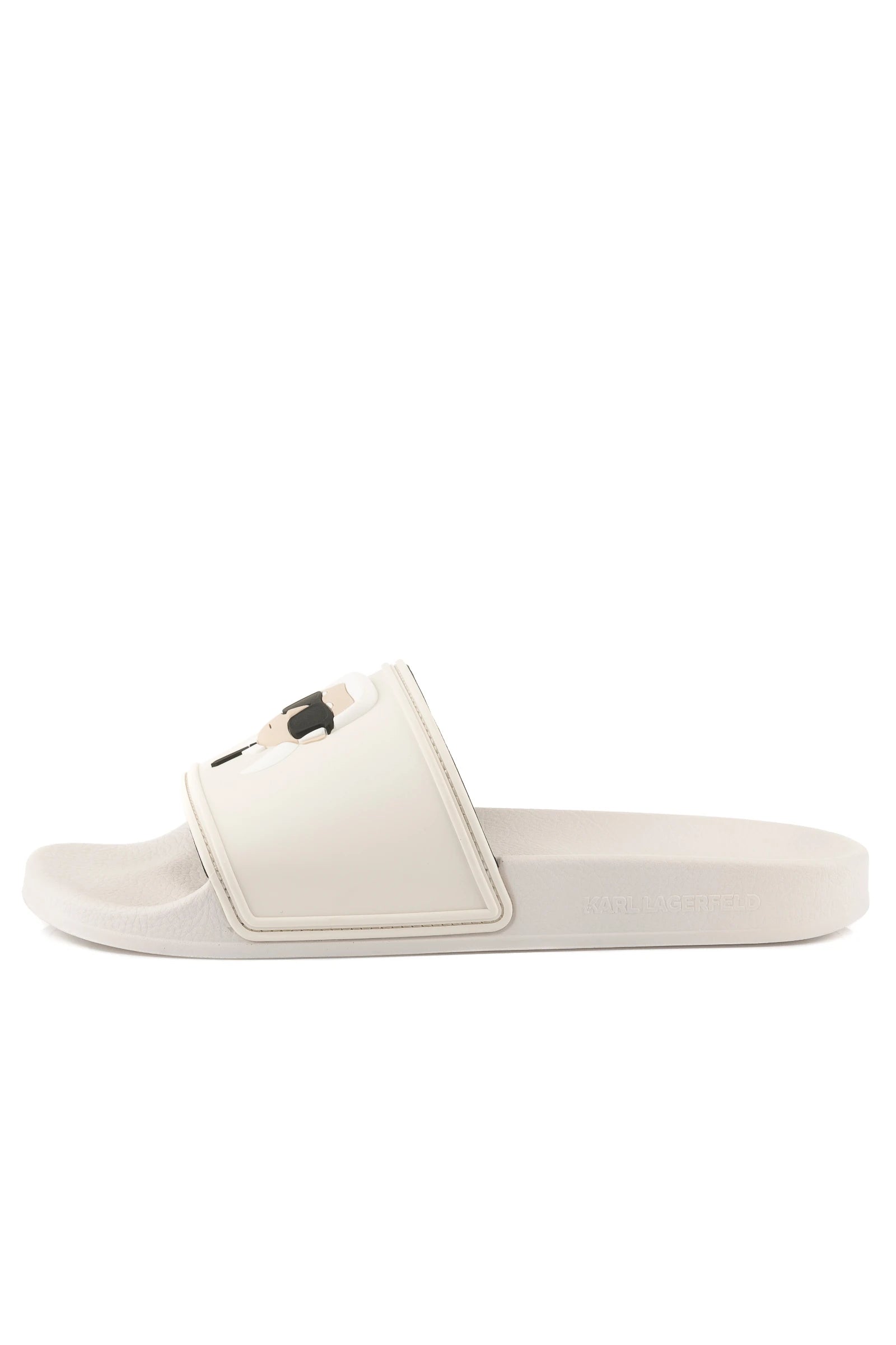 Karl Lagerfeld Mens Kondo Karl Nft Slide Off White