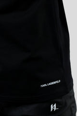 Karl Lagerfeld Mens RSG Relax Fit T-Shirts In Black