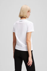 Karl Lagerfeld Womens RSG T-Shirts In White