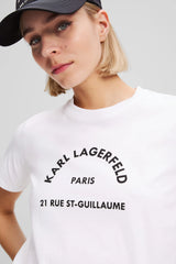 Karl Lagerfeld Womens RSG T-Shirts In White