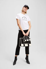 Karl Lagerfeld Womens RSG T-Shirts In White