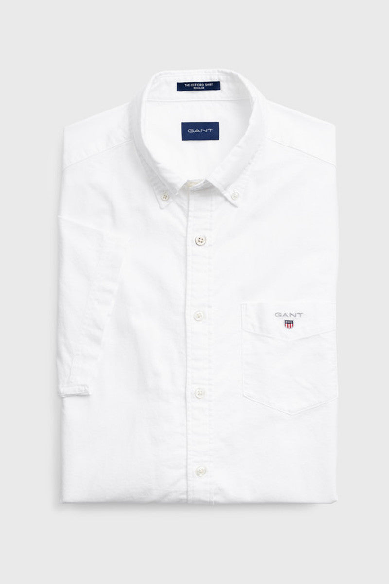 Gant The Oxford Shirt Regular Bd Shirt In White