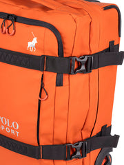Polo Sport Trolley Duffle In Orange