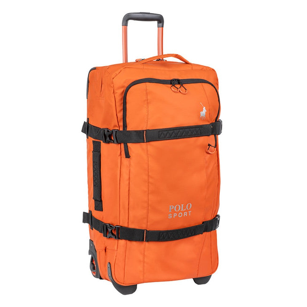 Polo Sport Trolley Duffel Bag In Orange