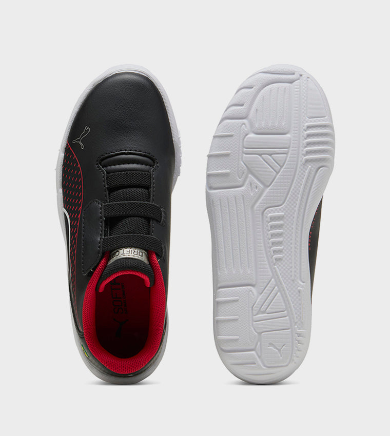 Puma Unisex Ferrari Drift Cat 11 Ac Shoes In Black & Red