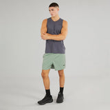 Puma Mens Essential Woven 5'' Shorts In Green Pale