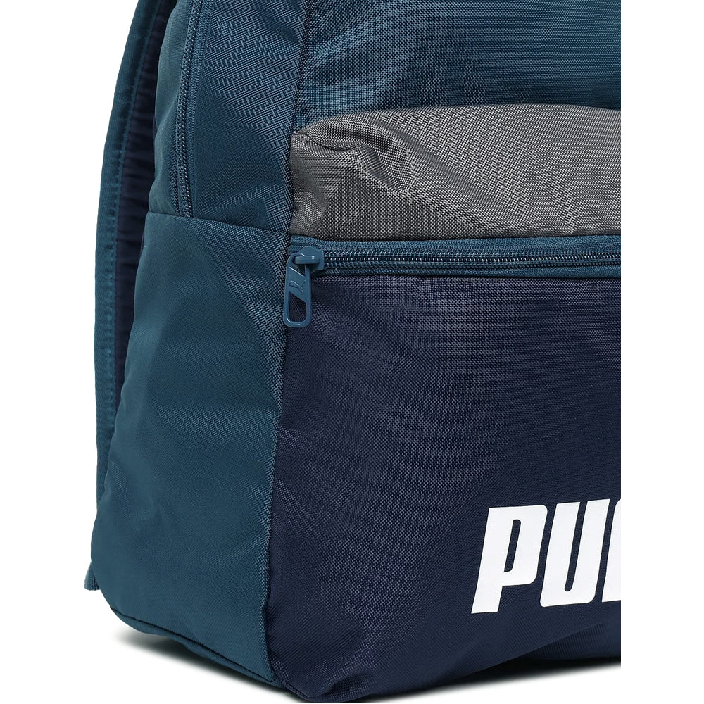 Puma Unisex Adults Phase Color Block Sports Backpack In Midnight Petrol/Moody Gray