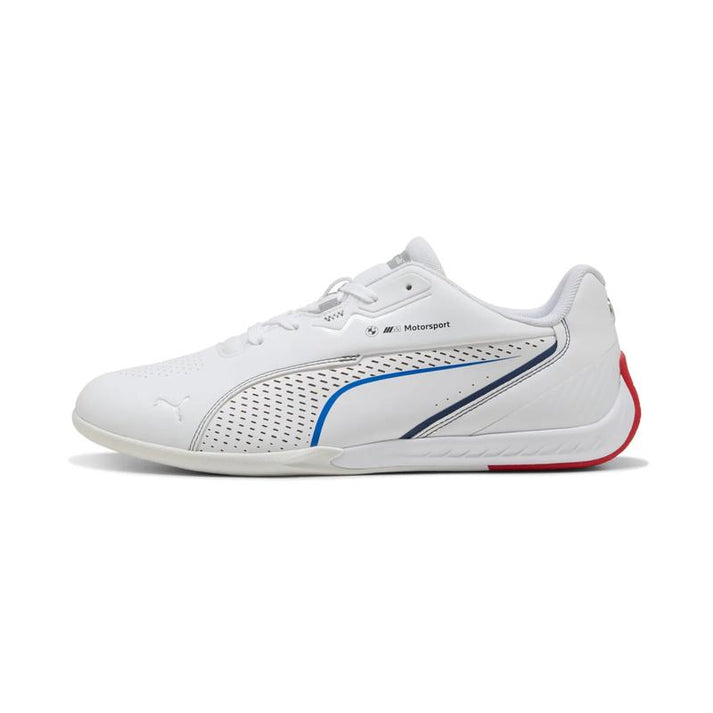 Puma Mens BMW Drift Cat 11 Shoes In White & Red