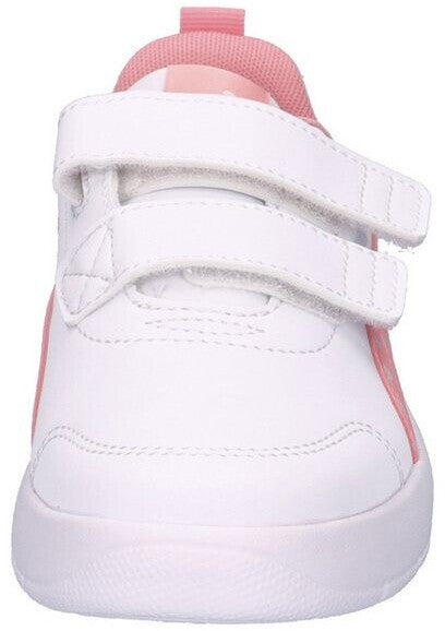 Puma Girls Courtflex V3 Dotty V Shoes In White & Pink